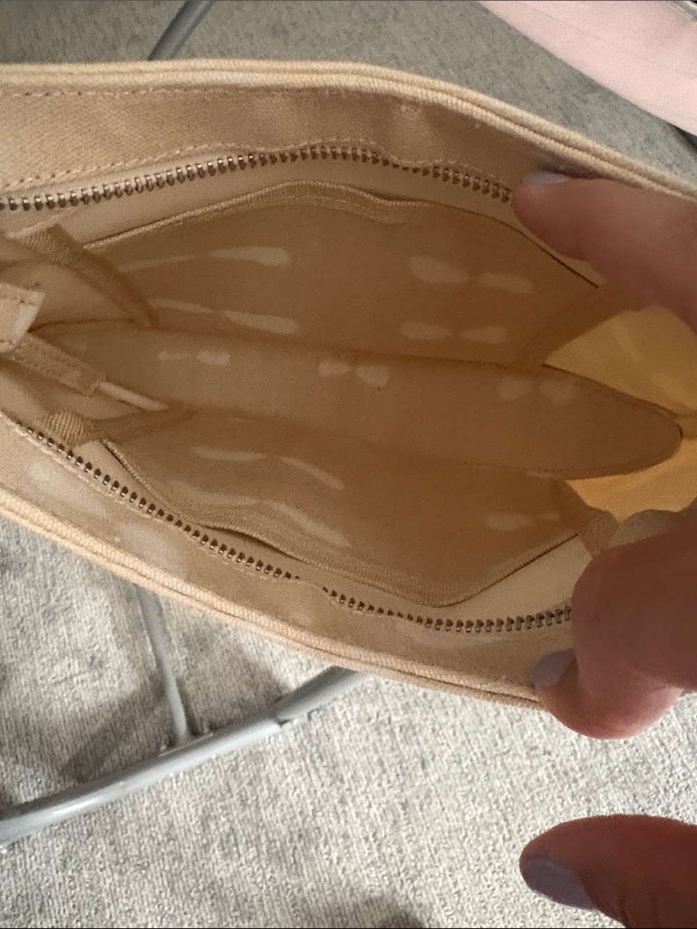 Koala Canvas Crescent Crossbody Bag in Beige - Picture 3 of 3